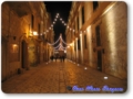 calles del barrio antiguo de ciudadela, junto a las casonas de la nobleza de ciudadela
