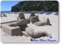 concurso internacional de castillos de arena en la playa de calan porter alaior