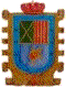 Escudo del tercer ayuntamiento de Menorca pos habitantes, islas Baleares Espa�a